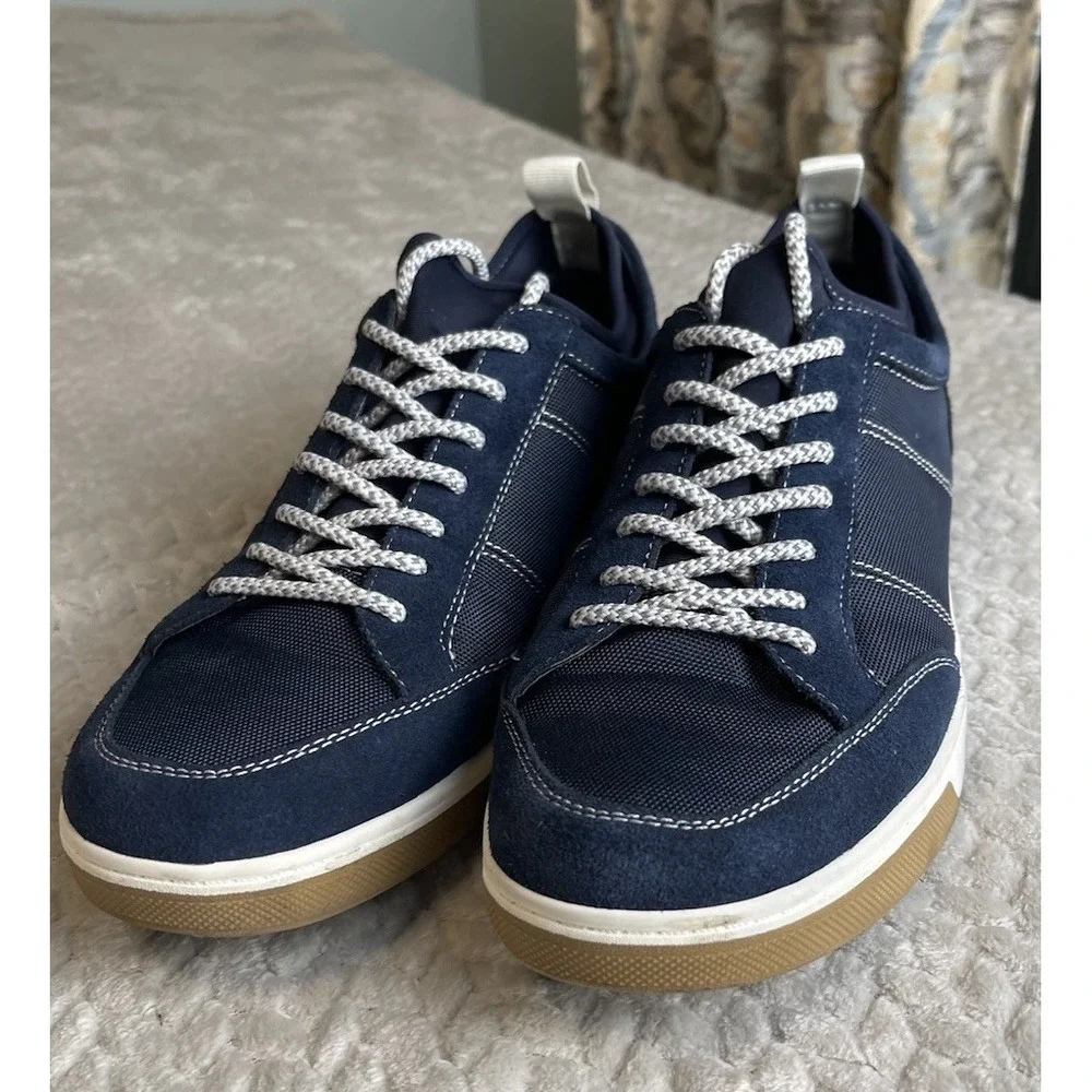 Johnnie-O Mens Navy Blue Surfside Tennis Shoes‎ Size 10 M